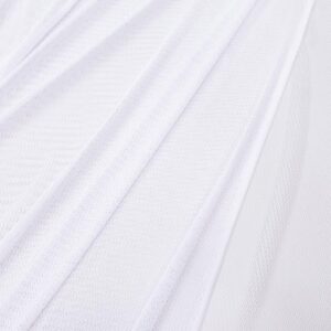 Stoff Mesh Netzstoff hochweiss