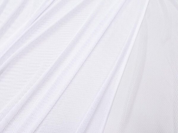 Stoff Mesh Netzstoff hochweiss