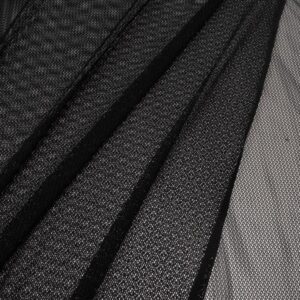 Stoff Mesh Netzstoff schwarz