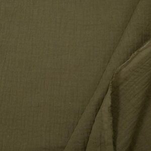 Stoff Muslin Winter Moss