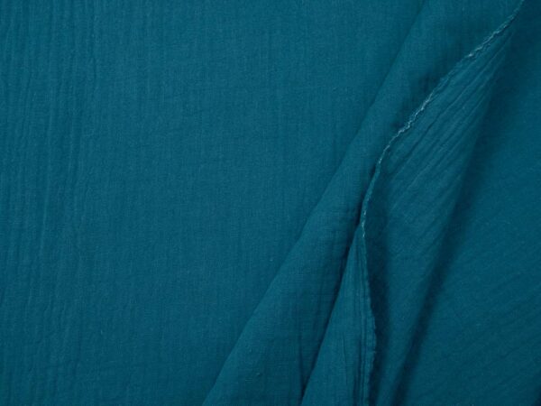 Stoff Muslin Colonial Blue