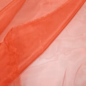 Stoff Organza rot