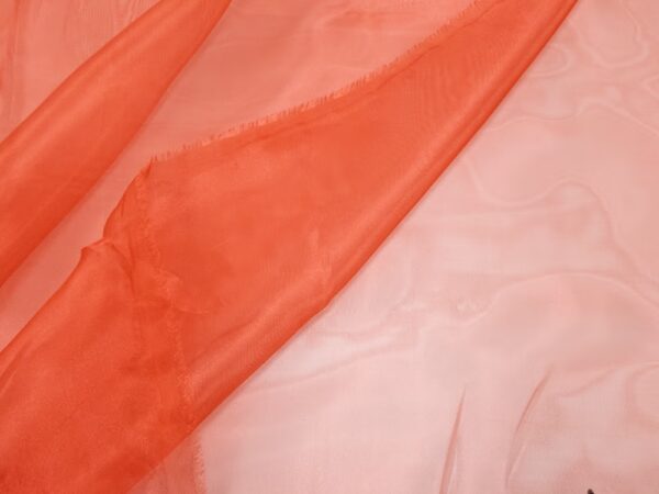 Stoff Organza rot