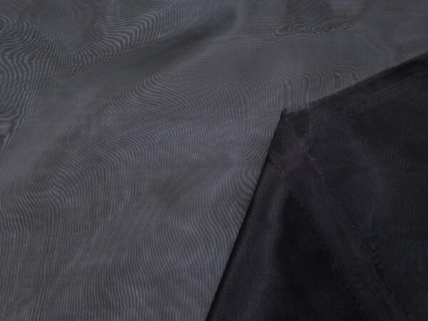 Stoff Organza schwarz – Bild 2