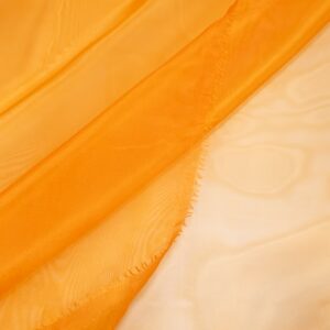 Stoff Organza dunkelorange