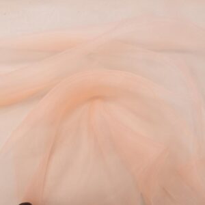 Stoff Organza salmon pink