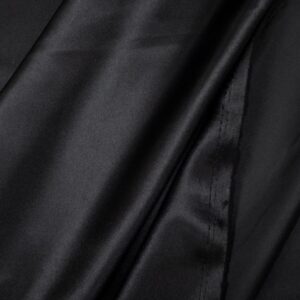 Stoff Satin PE black