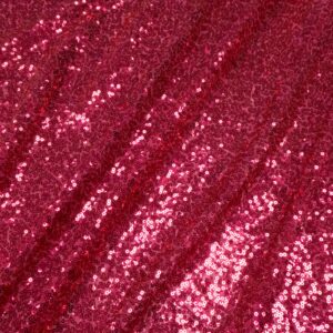 Stoff Pailletten klein fuchsia
