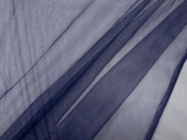 Stoff Tüll soft tulle navy