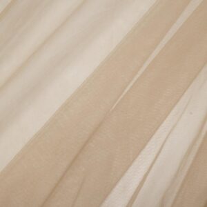 Stoff Tüll soft tulle taube