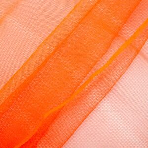 Stoff Tüll hart neonorange