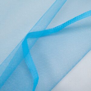 Stoff Tüll hart türkis