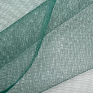 Stoff Tüll hart dark green