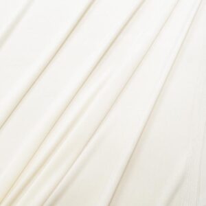 Stoff elastischer Samt offwhite