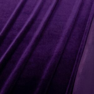 Stoff elastischer Samt purple