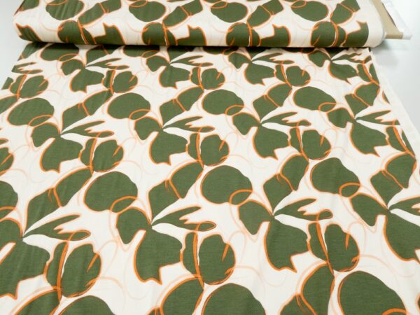 Viskosejersey Asha-Green Khaki – Bild 3