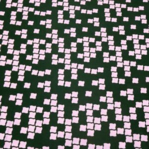 Viskosejersey Valtromp glatt Mosaik klein rosa-grün