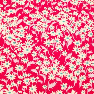 Viskosekrepp Ecovero Priscilla Blumenmeer pink