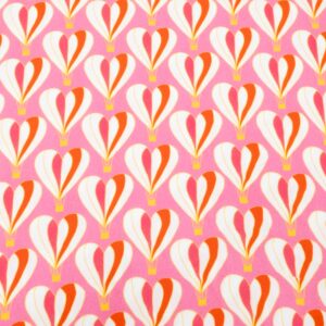 Viskosekrepp Ecovero Priscilla Heissluftballon rosa