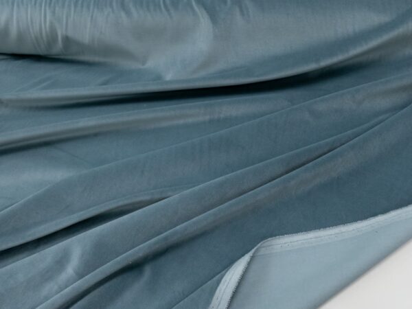 BW-Samt schwer Arctik blue – Bild 4