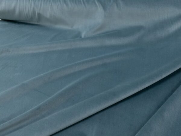 BW-Samt schwer Arctik blue – Bild 5