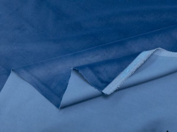 BW-Samt schwer jeansblau – Bild 2