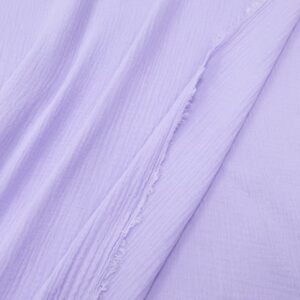 Stoff Baumwolle Double Gauze Purple Rose