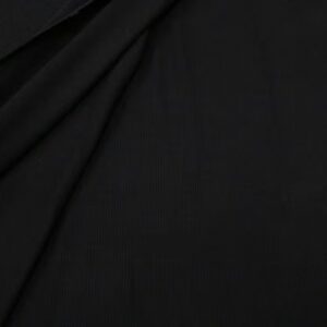 Baumwolle Rip Jersey schwarz