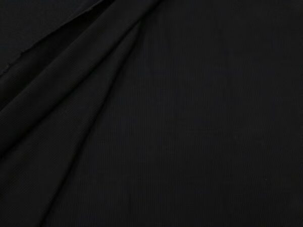Baumwolle Rip Jersey schwarz