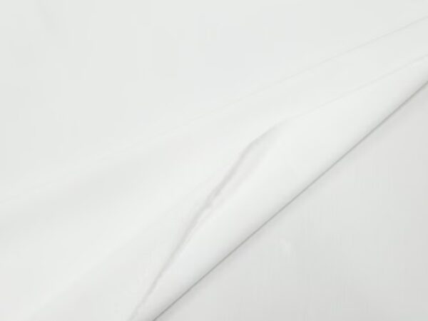 Popeline Baumwolle uni weiss – Bild 2