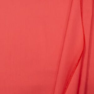 Popeline Baumwolle uni Tomatenpuree rot