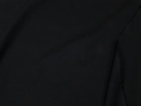 Voile Baumwolle uni schwarz