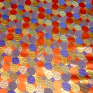 Jacquard buntgewoben glänzend Punkte