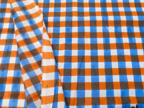 Grand Prix Organic Block Print Indian Cotton