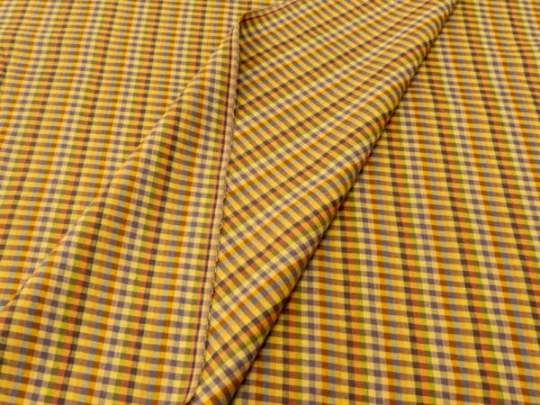Sundown Handwoven Indian Cotton Check – Bild 2