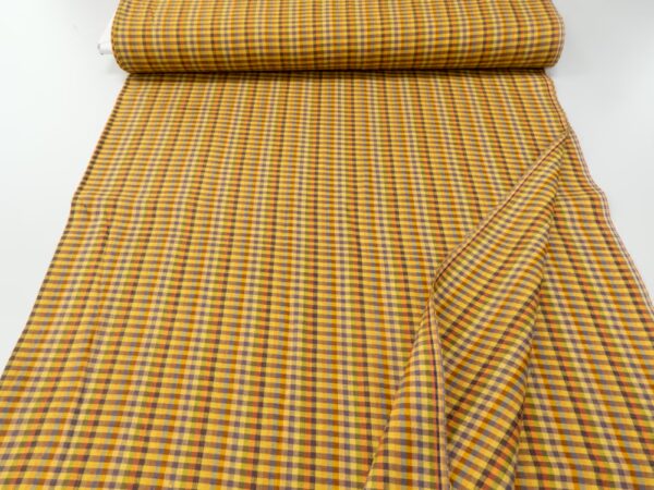 Sundown Handwoven Indian Cotton Check – Bild 3