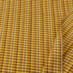 Sundown Handwoven Indian Cotton Check