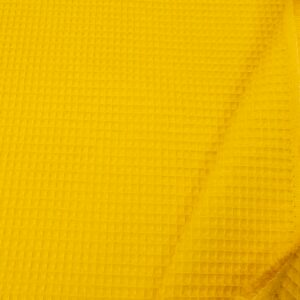 Waffelpiqué Baumwolle Calendula gelb