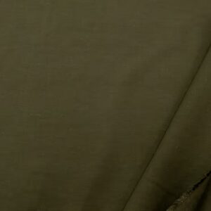 Viskose-Leinen khakigrün