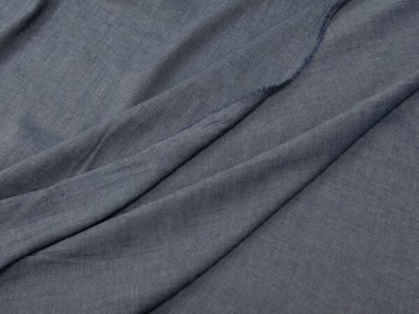 Leinen-Seide cross dyed blaugrau – Bild 2