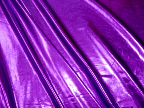 Metallic Folienjersey violett