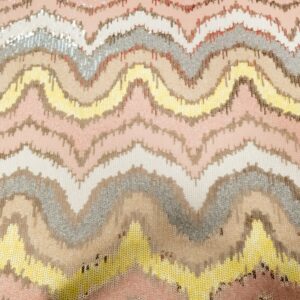 Pailletten Wellen Pastell rosa-gleb-gold