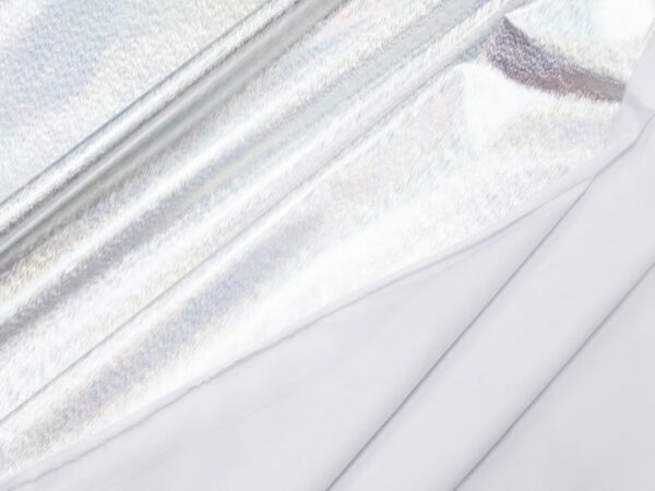 Folienjersey metallic silber – Bild 2