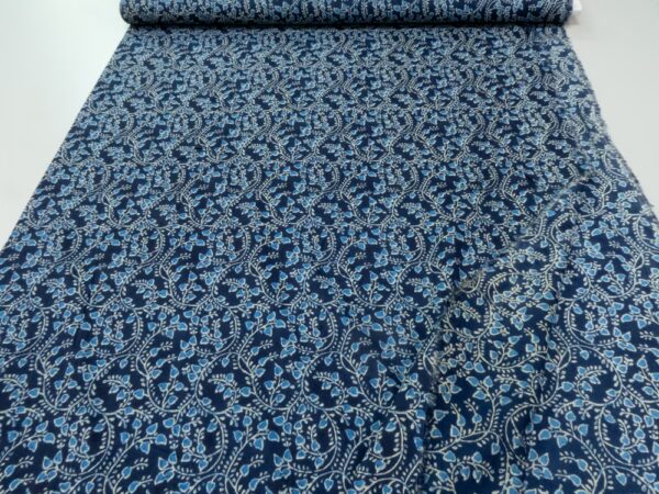 Indian Cotton Blätter blau – Bild 2