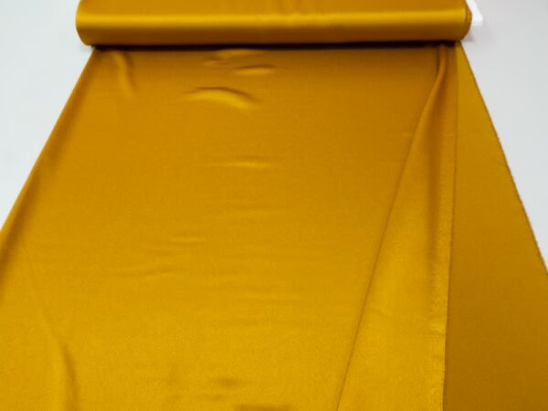 PE Krepp glänzend goldgelb – Bild 3