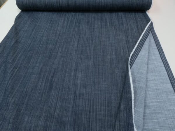 Denim meliert Stretch dunkelblau – Bild 2