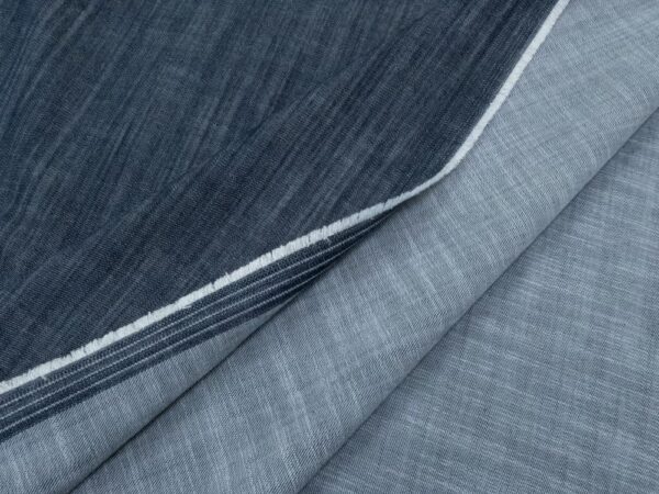 Denim meliert Stretch dunkelblau