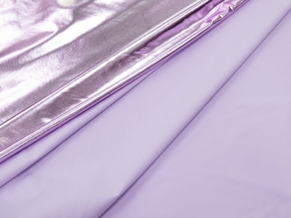 Metallic Lycra lila glänzend – Bild 2