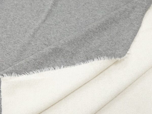 Sweat French Terry hellgrau meliert – Bild 2