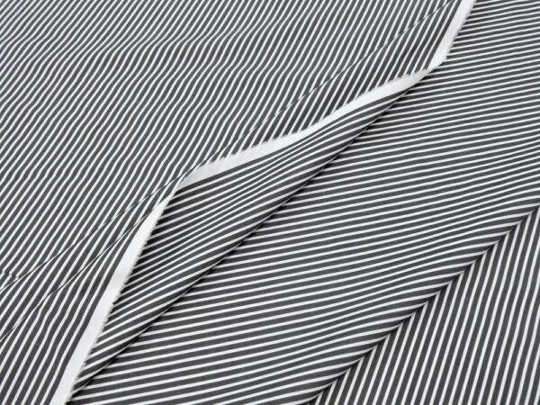Papertouch Streifen grauschwarz-weiss – Bild 2